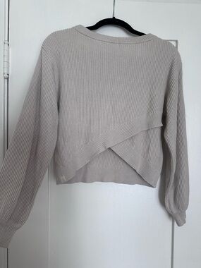 Lululemon Women’s Ribbed Cross-Back Sweater - Light Beige